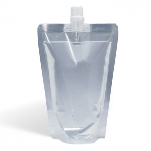 10 mm clear spout pouch