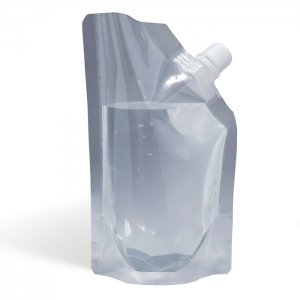 10 mm clear spout pouches