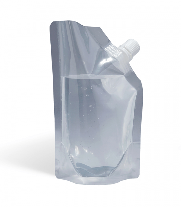 10 mm clear spout pouches