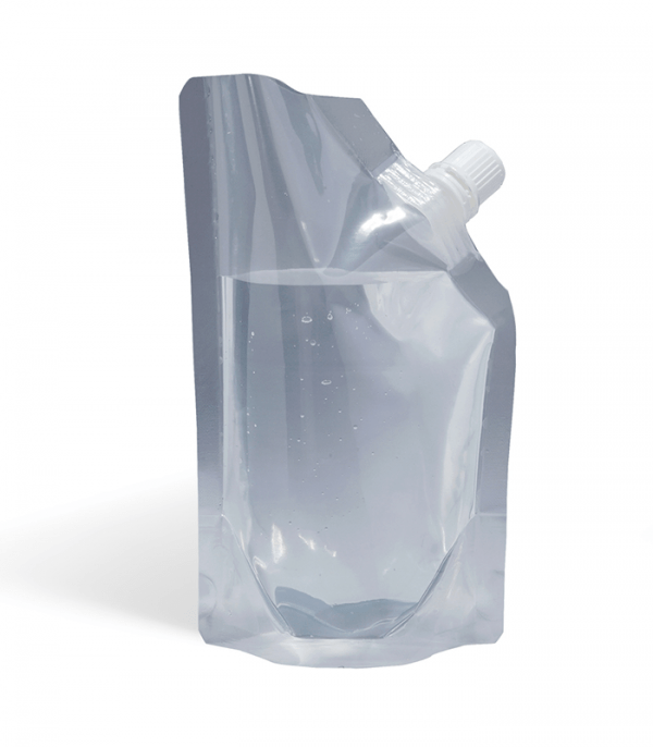 10 mm clear spout pouch