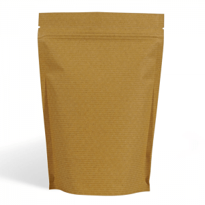 brown striped paper bags