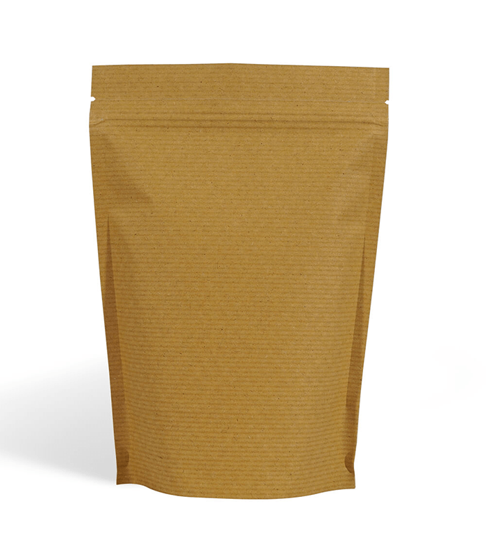 brown striped paper bags