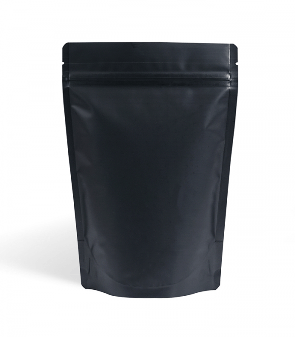 matt black stand up pouch