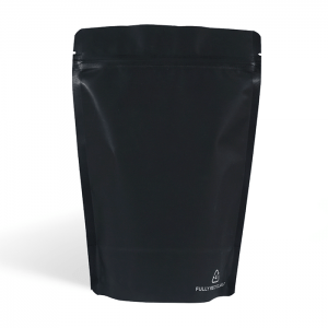 matt black fully recyclable pouch
