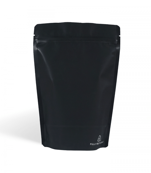 matt black fully recyclable pouch